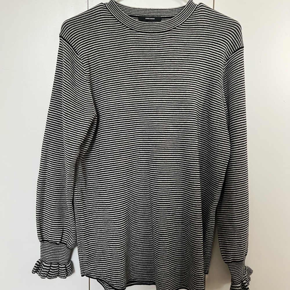 Striped Black and White sweater